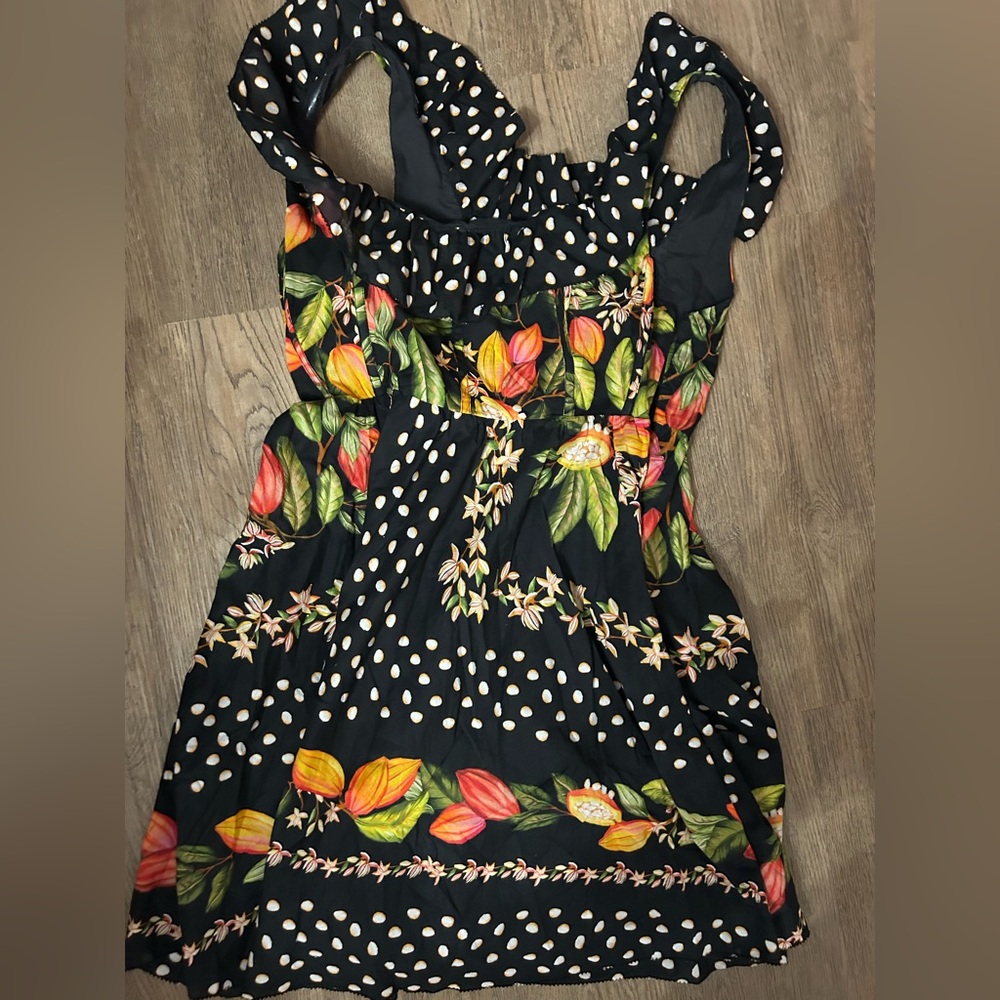 FARM Rio cocoa mini dress